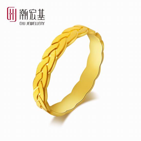 編織愛的金黃印記 潮宏基黃金女戒設(shè)計(jì)鑒賞